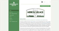 Desktop Screenshot of merionvillage.org