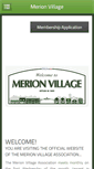 Mobile Screenshot of merionvillage.org